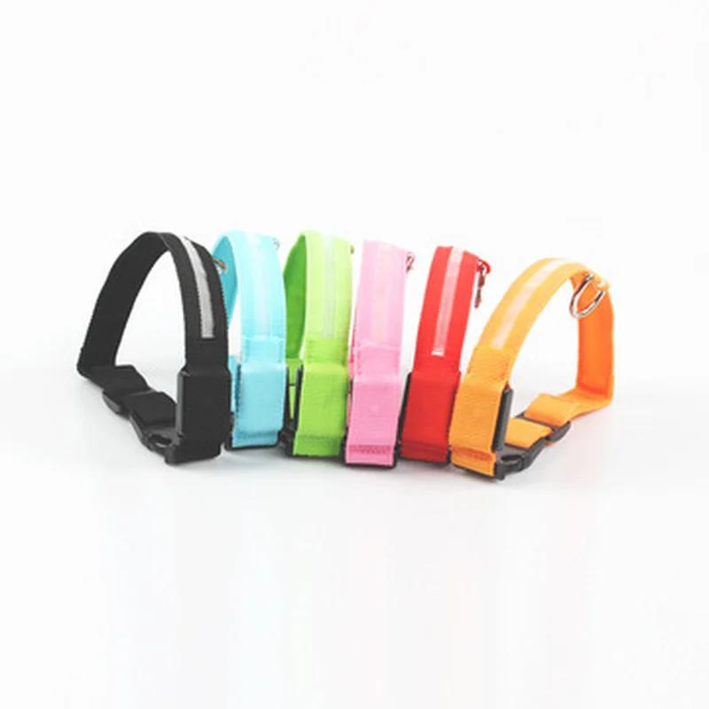 Collare LED per Cani Anti-smarrimento/evita Incidente d'Auto Collare per Cani Ricarica USB Forniture Guinzaglio Collare per Cani Articoli per Animali Domestici