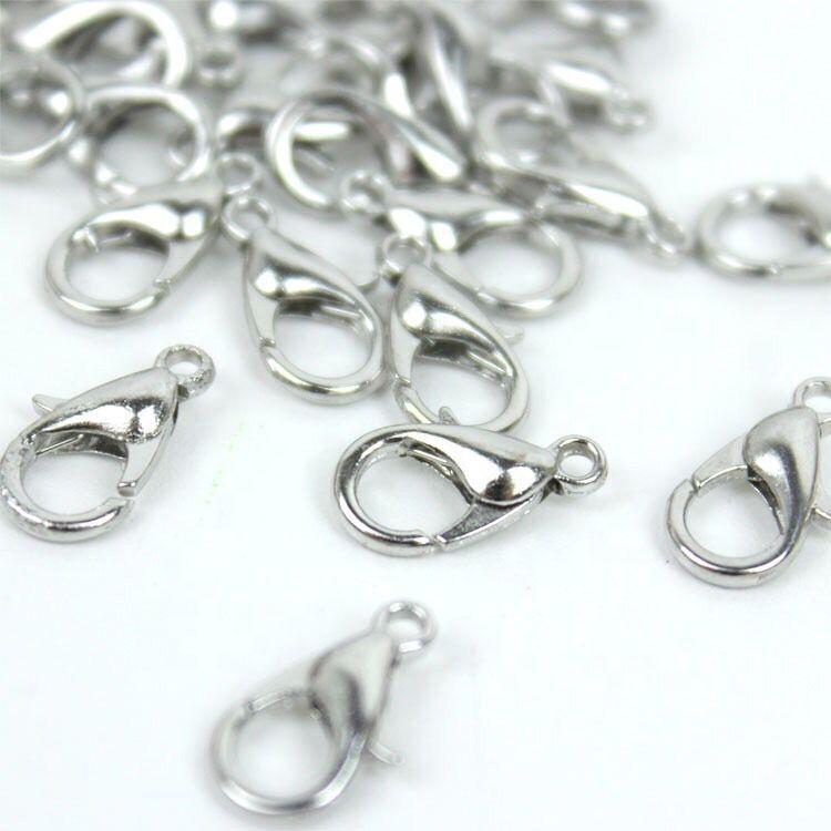 1000pcs/BAG , 12mm ZINC ALLOY Gold Lobster Claw/Clasp,zinc Alloy Necklace or Bracelet Clasp ,NICKLE FREE,LEAD FREE 301 LENGTH 10 MM