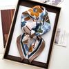New Fashion 70X70cm Women's Scarf Silk Floral Print Scarf Square Shawl Decorative Headband Neck Luxury Design Bandana
