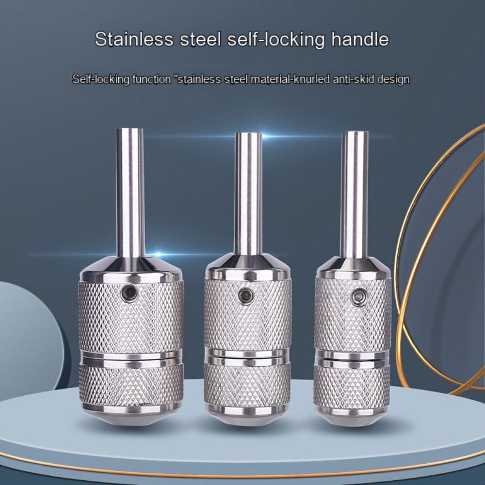 

22/25/30mm Tattoo Machine Grip Ergonomic Self-Locking Machine Handle Body Art 22MM