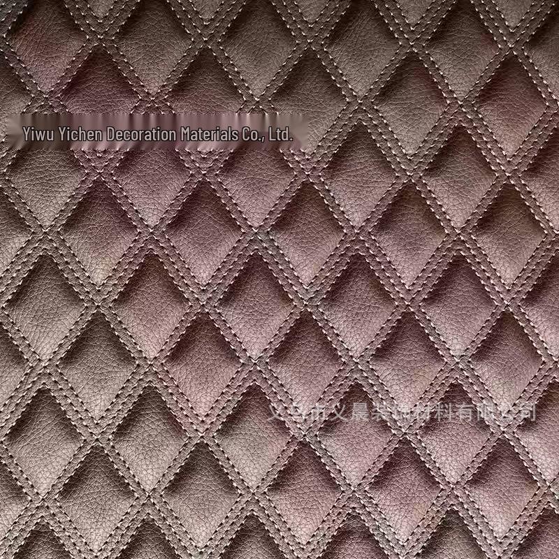 Verdikte Faux Lederen Auto Interieur Hemelbekleding & Vloermat met Borduurdetails