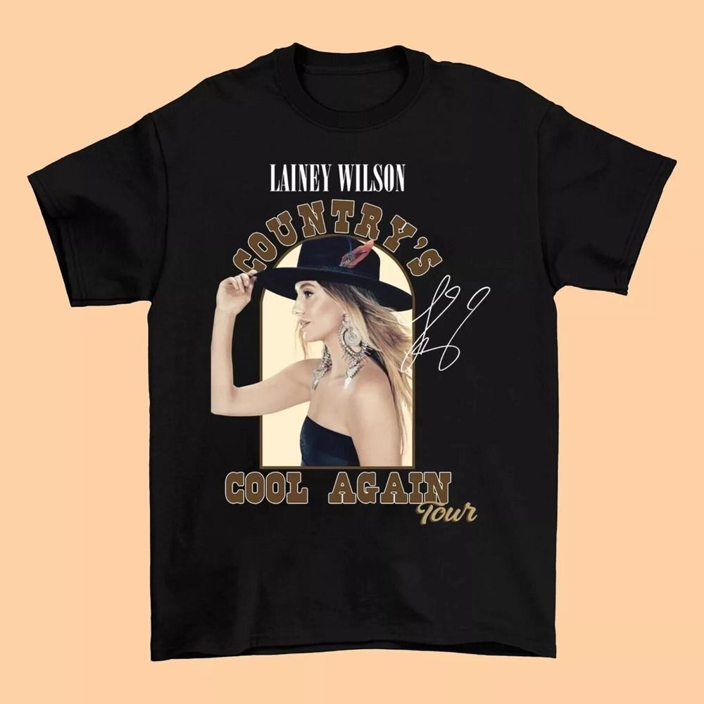 

Lainey Wilson Shirt Signature Gift For Fans Men All Size Unisex T-Shirt L