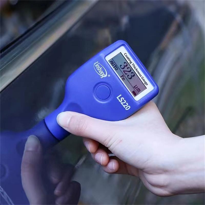 Linshang LS220 Paint Meter Car Paint Tester Fast Measurement Large Range Paint Thickness Gauge Tools Meter Coating Repair