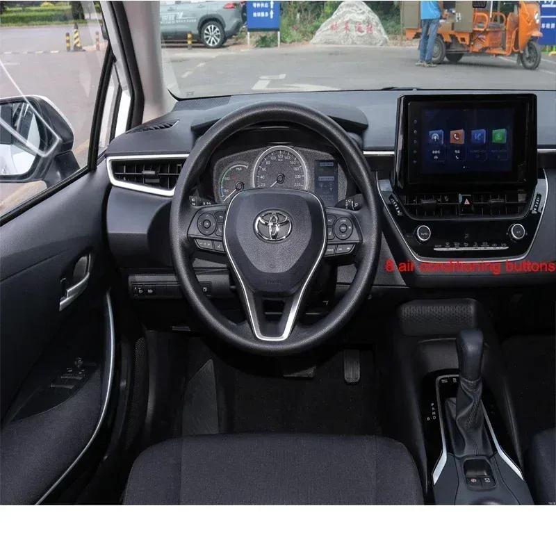 TPU for Toyota Corolla - Transparent Protective Film Car Interior Stickers Central Control Gear Air Door Dashboard Panel