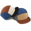 HT5005 Baseball Cap Patchwork Autumn Winter Cap Men Women Short Brim Corduroy Baseball Hat Male Female Adjustable Snapback Cap
