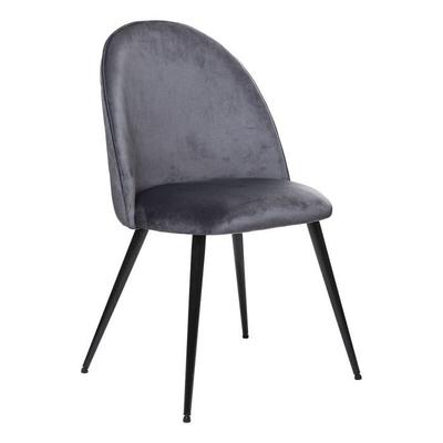 Atmosphera "Slano" Velvet Chair - Gray