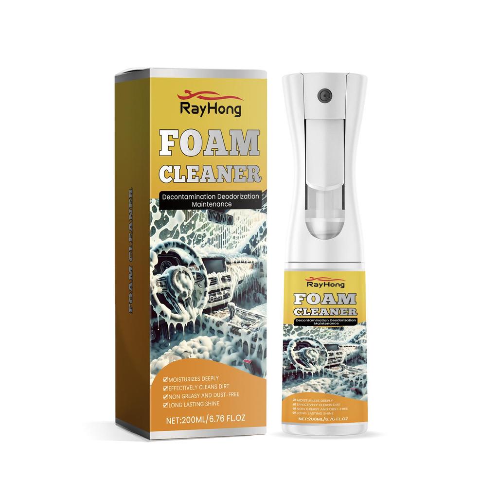 RAYHONG Car Multi-purpose Foam Cleaner Interior Care Antifouling Waterproof Maintenance Cleaner Foam