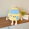 Schoolbag Cartoon Boys and Girls Kindergarten Backpack Size Children's Schoolbag Three-dimensional Splicing Color House Model Going Out Backpack