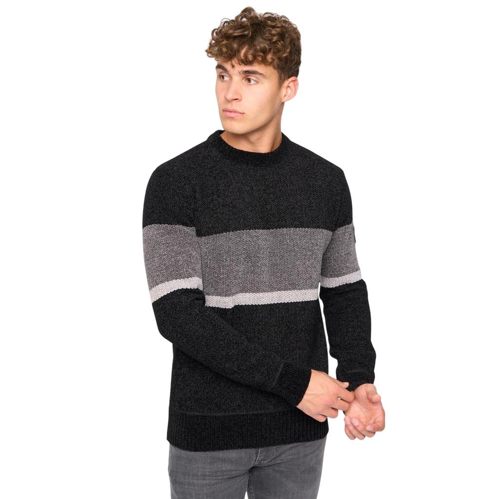 Bewley & Ritch Mens Kirkman Knitted Crew Neck Sweatshirt