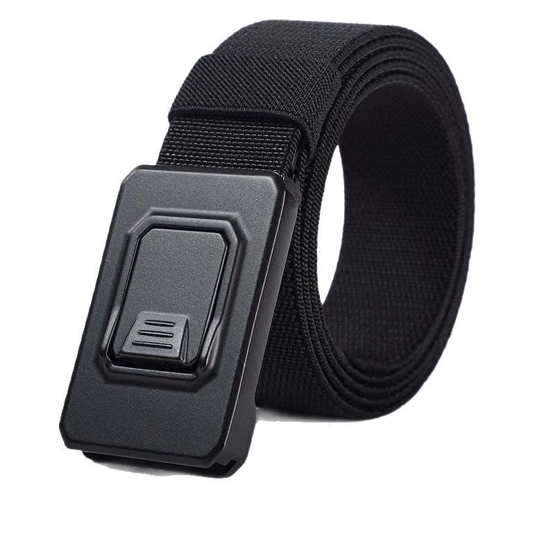

Мужской эластичный нейлоновый ремень с алюминиевой пряжкой