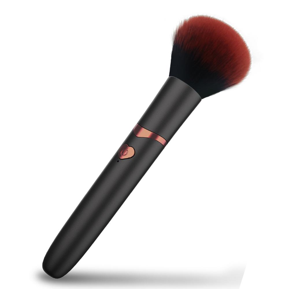 Makeup Brush Vibrator Sex Toys for Woman Powerful Vibrating Vagina Nipple Orgasm Stimulator USB Charging AV Stick Massager