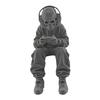 3D Printed Sitting Skeleton Statue Halloween Indoor Decor Figurines Mini Skull Figurine Home