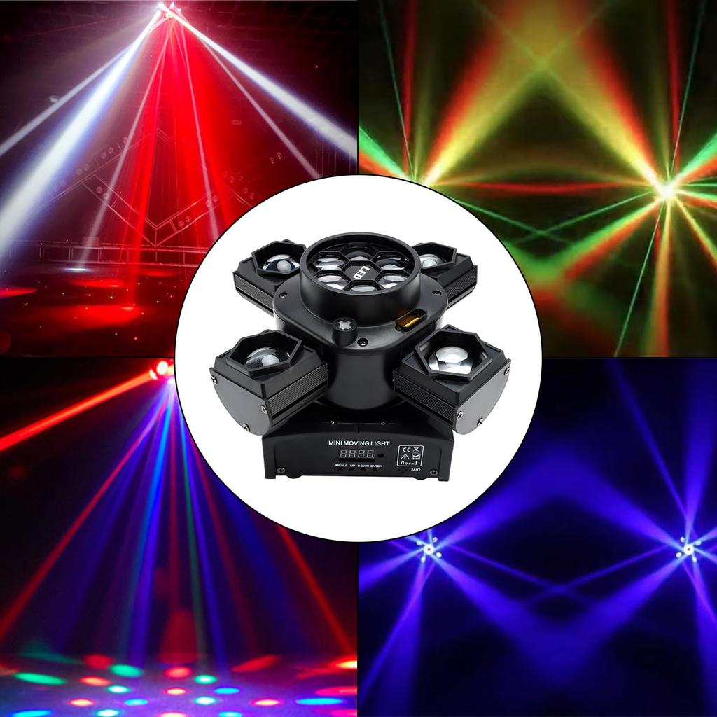 Frezon Stage Light LED Disco Light 80W Luminozitate ridicată Efect stroboscopic multifuncțional Iluminare scenă Canale DMX512 Dimmare super lină