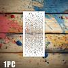Artistic Pattern Stencil for Journal Decoration - PET Material Spray Painting Template