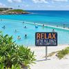 Vintage Metal Sign – “Relax We're All Crazy. It's Not a Competition” Funny Quote – 8x12 Inch Tin Wall Decor for Home Dorm