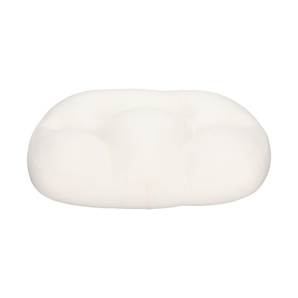 Men Women Office Sleep Pillow Portable Office Beauty Salon Ergonomic Neck Support Egg Shaped Pillow White