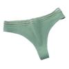 Grenzüberschreitender Damen-Rippstrick-Mesh-Tanga - Sexy, atmungsaktive, tief sitzende Slips mit Zwickel aus reiner Baumwolle