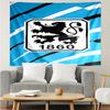 1860 Lion Emblem Tapestry, Unique Design Tapestry, Suitable for Bedroom,Livingroom, Playroom,Heartwarming Fan Holiday Gifts