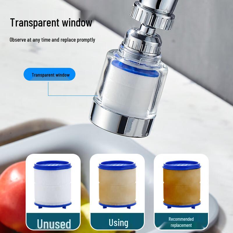Household Faucet Water Filter with Anti-Splash Extender