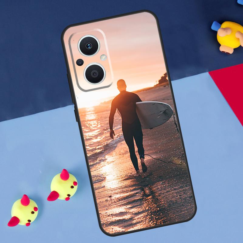 Surf Surfboard For OPPO Reno 14 13 12 11 10 Pro 8T 11F 12F 13F 14F 7 8 Lite OPPO Find X8 X6 X5 X9 Pro Case