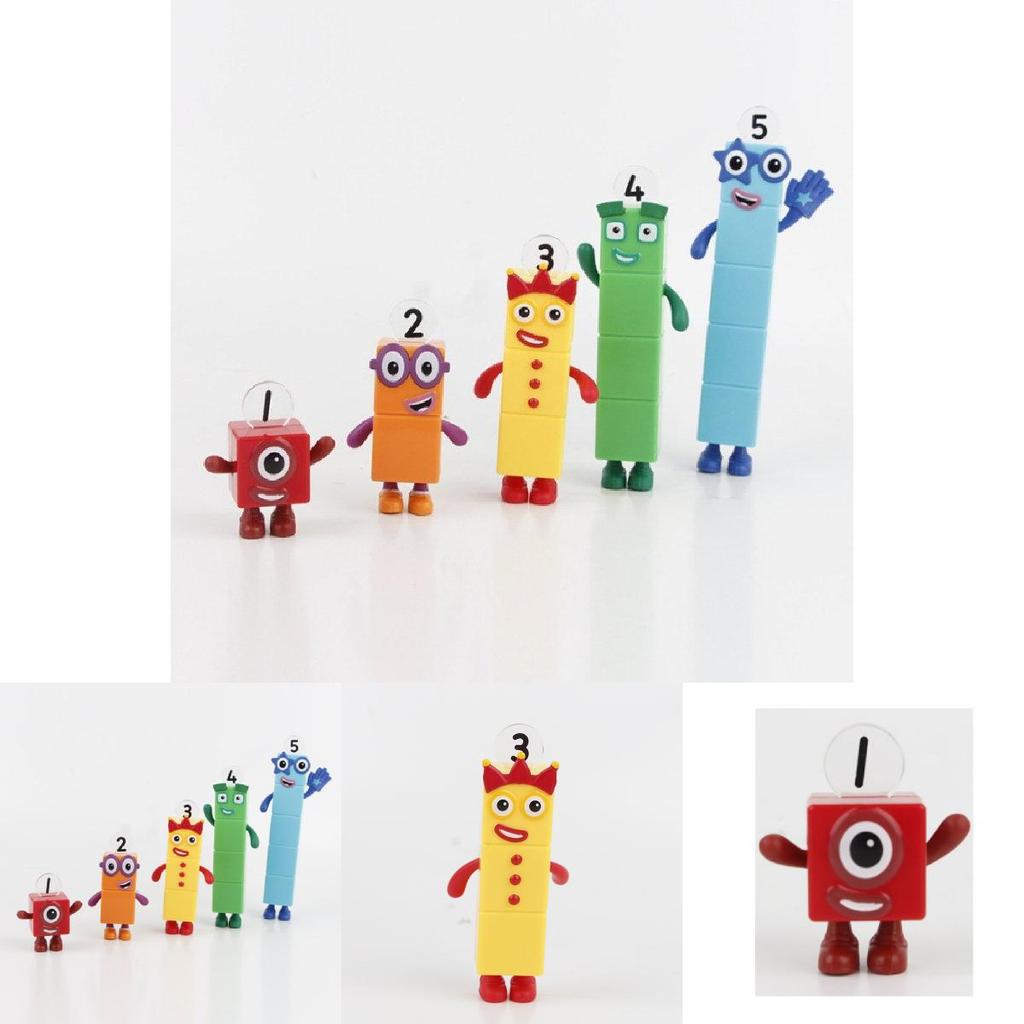 Numberblocks Colorful Building Blocks Cute Transformable Figures For Kids Playtime