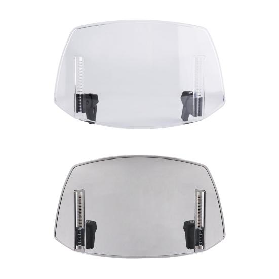 Universele Motorfiets Windscherm, Verstelbare Winddeflector, Clip-stijl Windscherm voor Honda / voor Suzuki / voor Yamaha en Andere Modellen