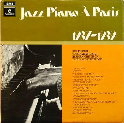 LP Record VARIOUS - Jazz Piano ? Paris 1937 - 1939 PMC7118 Parlophone 1971 UK Jazz Used