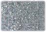 24-Grid Nail Art AB Resin Rhinestones: Super Flash Flat Bottom DIY Ornaments