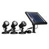 Solar Spotlight ABS Adjustable Waterproof Lighting Facilities for Courtyard Decoration IP68