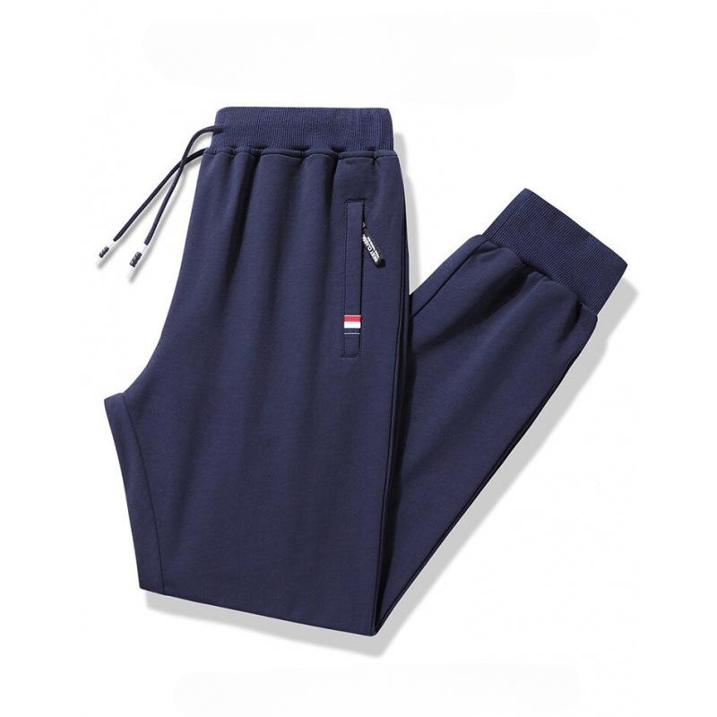 Sporthose Herren Lockere Gerade Frühlings- und Herbst-Freizeithose Übergröße Jogginghose Herren Strickhose 8XL