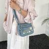 Denim Daisy Bestickte Umhängetasche Damen Umhängetasche