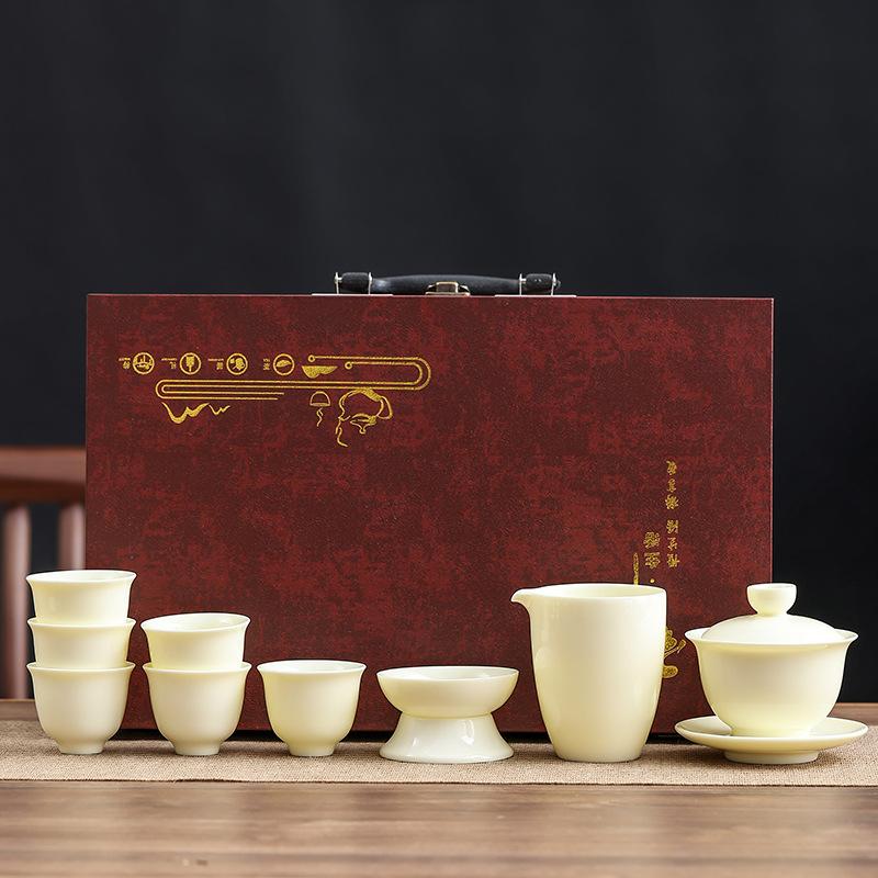 Huangshi Suzai Jade Porcelain Kung Fu Tea Set Business Company