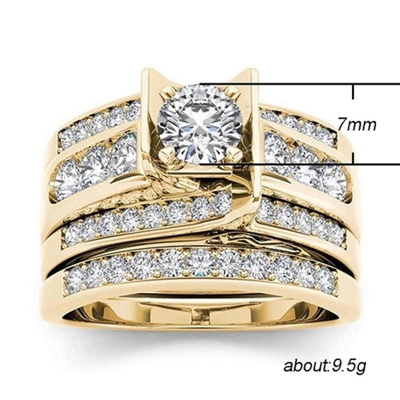 Couple Rings Zircon Rings Guide To American Women's Jewelry