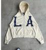 2024 Embroidered Hooded Cardigan: Unisex Loose-Fit Trendy Spring/Summer Jacket