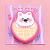 1 Piece Sticker Cute Kawaii Dopamine Dog Sticky Notes Notepad Memo Pads Office School Supplies Stationery