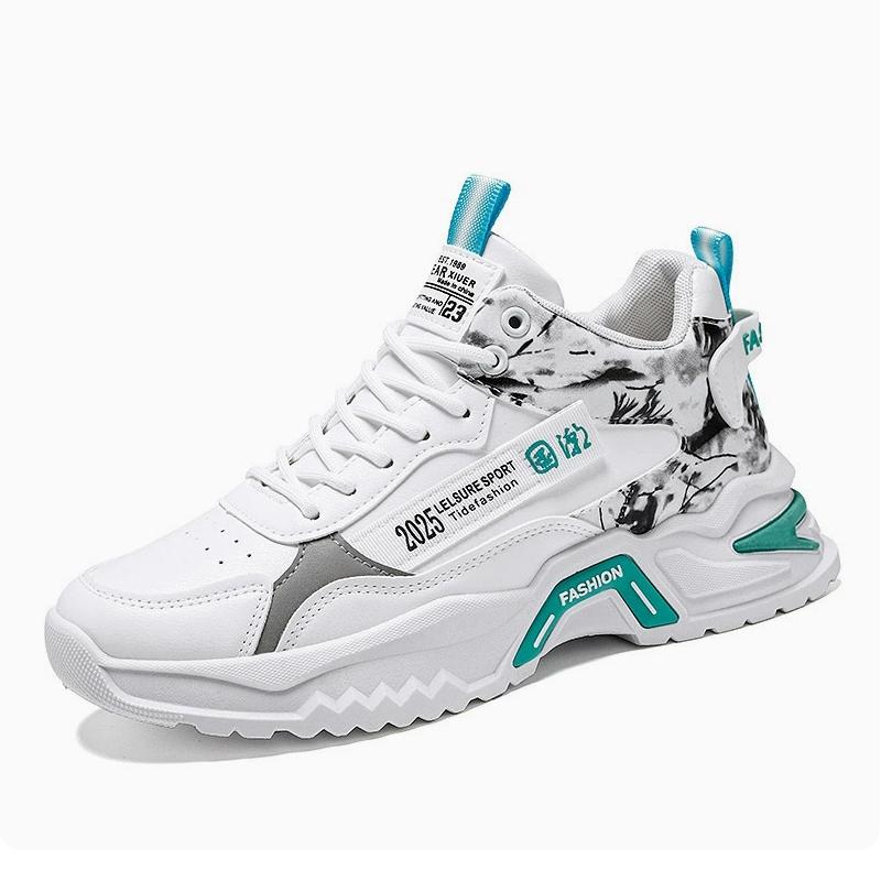 Men Shoes Non-slip Shoes Men's Fashion Shoes Breathable Casual Shoes Running Sneakers Men Lightweight Platform Increase Shoes Student Shoes