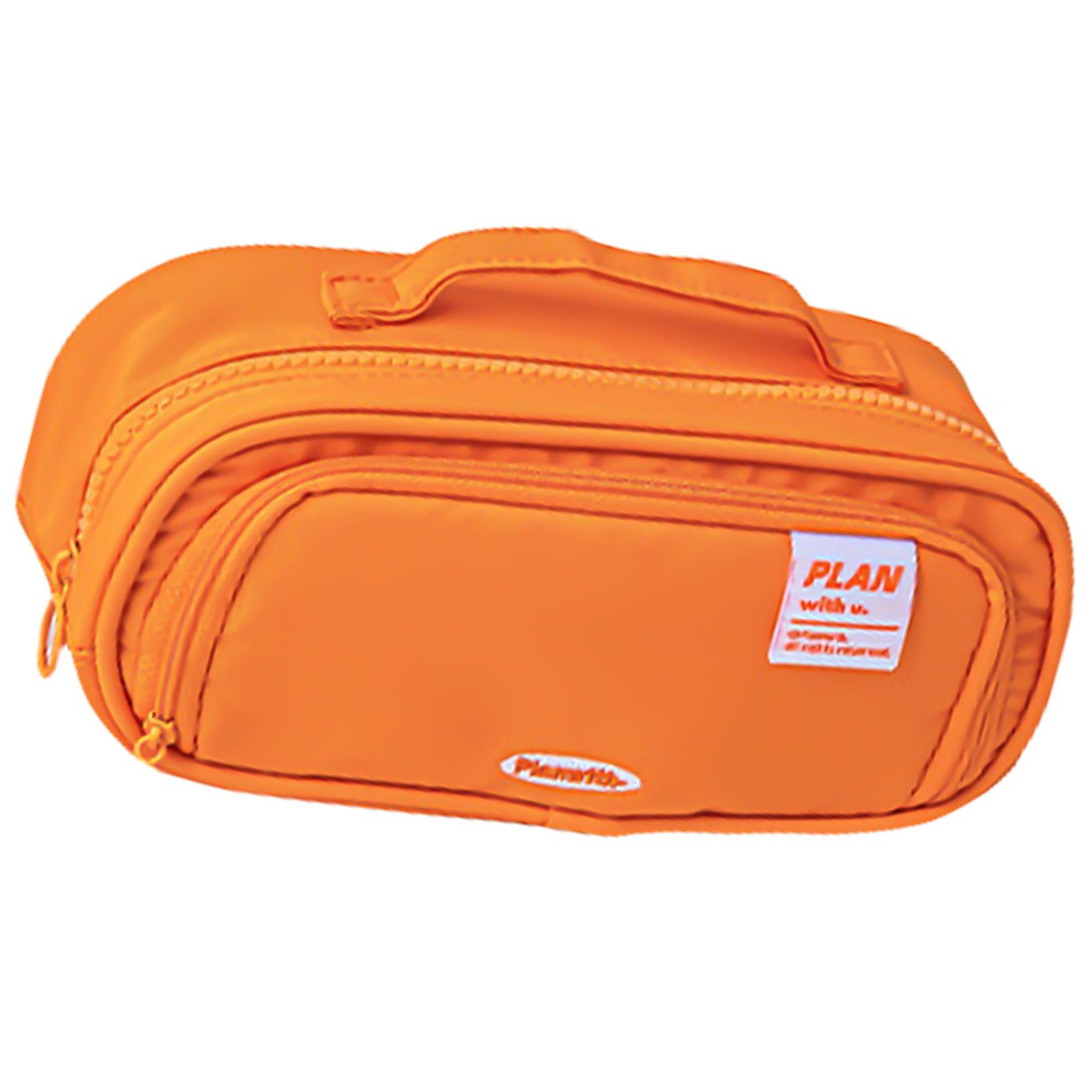 

Пенал большой емкости, простая канцелярская сумка, пенал, расширяемая сумка для карандашей, органайзеры для стола для девочек-студенток