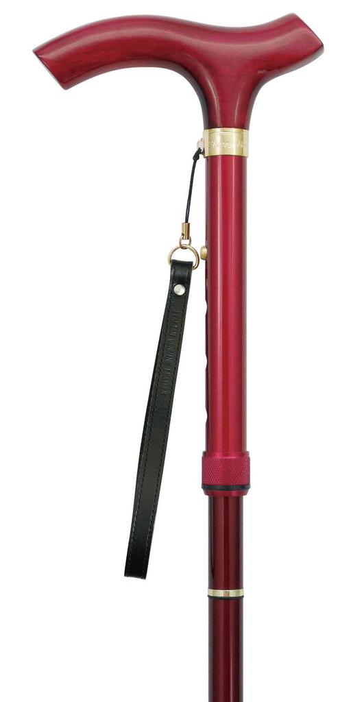 Cherry Mountain Tsuchiya Sangyo Carbon Aluminum Walking Slim and comfortable for extended folding length S size suitable for heights of approximately