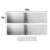 Door Metal Kick Plate Long Lasting Stainless Steel Protection Installation Suitable for Indoor and Outdoor Use