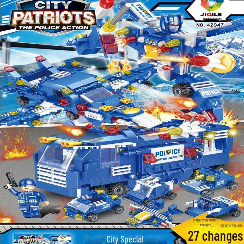 

Jiqile 42024 Военный робот SWAT Строительные блоки - Развивающая игрушка для мальчиков