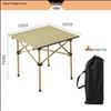 Folding Outdoor Camping Table - Thickened Portable Picnic & BBQ Equipment