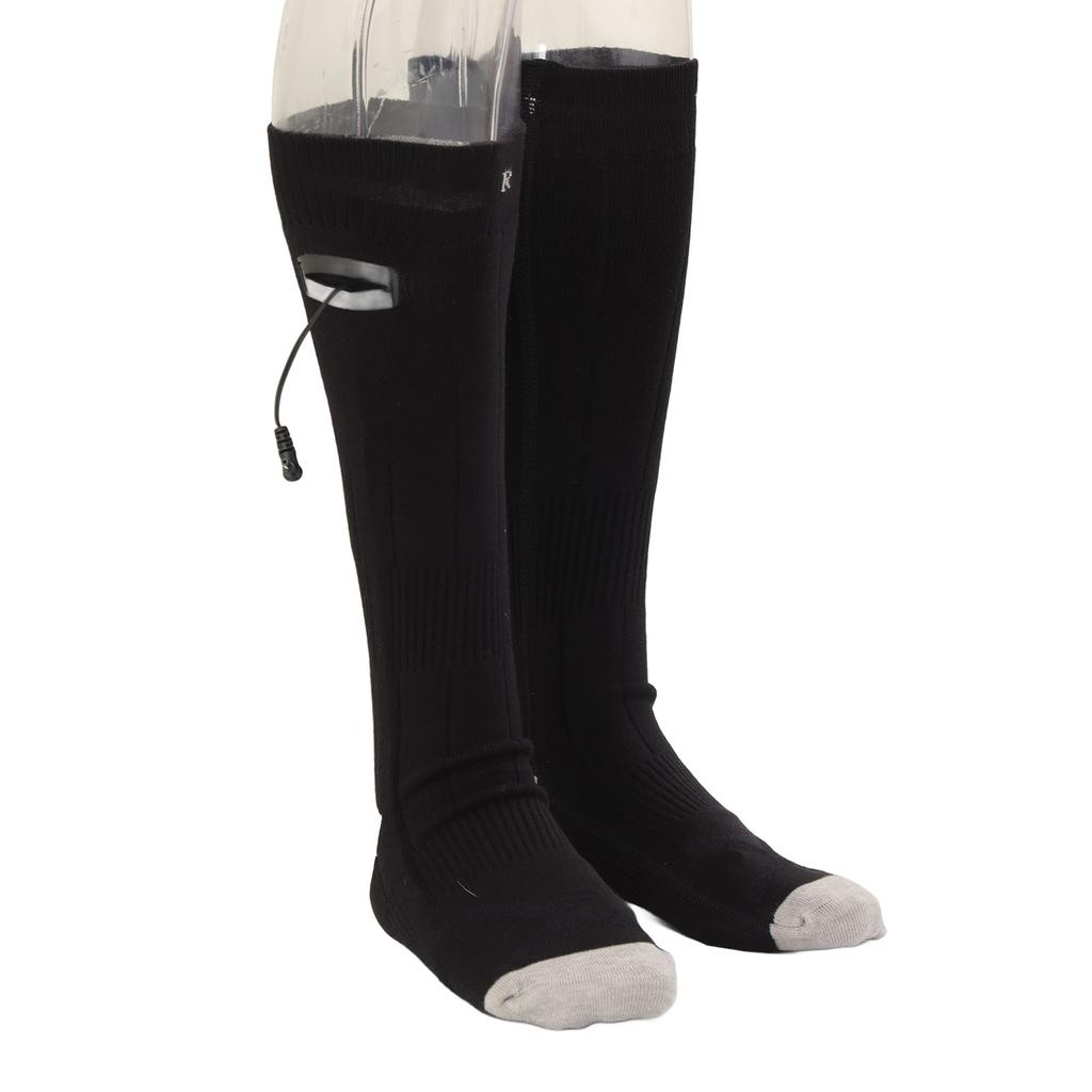 Electric Heated Socks Pure Cotton 3 Modes Adjustment USB Rechargeable Men Women Battery Socks for