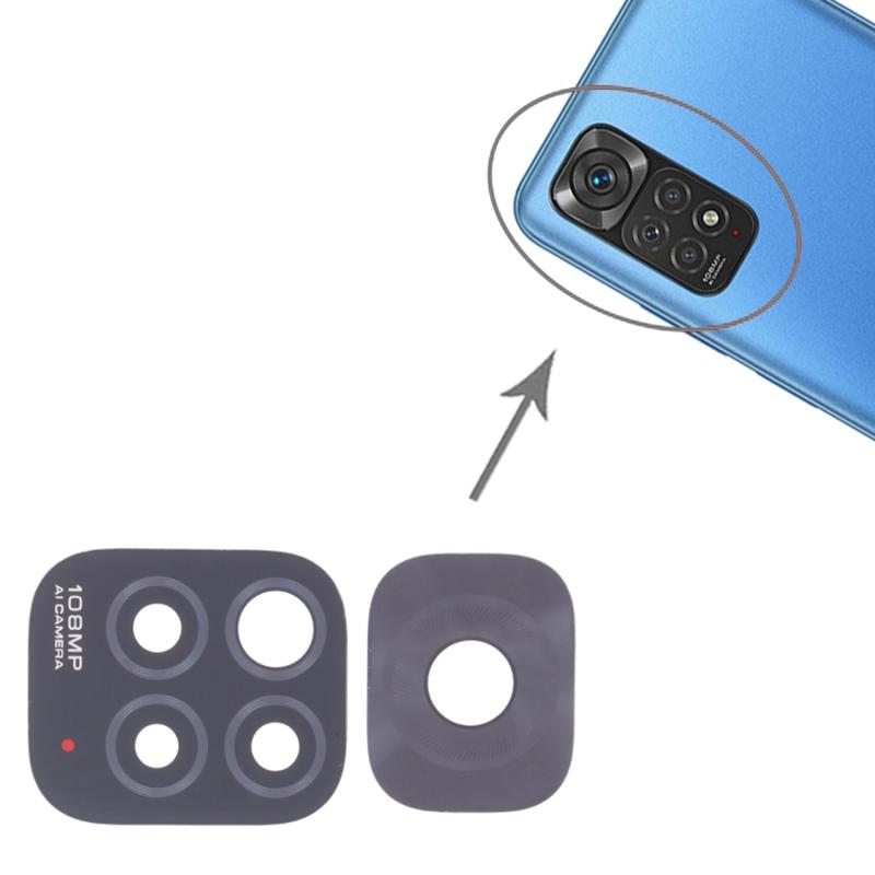 For Xiaomi Redmi Note 11S 4G 2201117SG 2201117SI Rear Back Camera Lens Cover Replacement Part (without Logo)