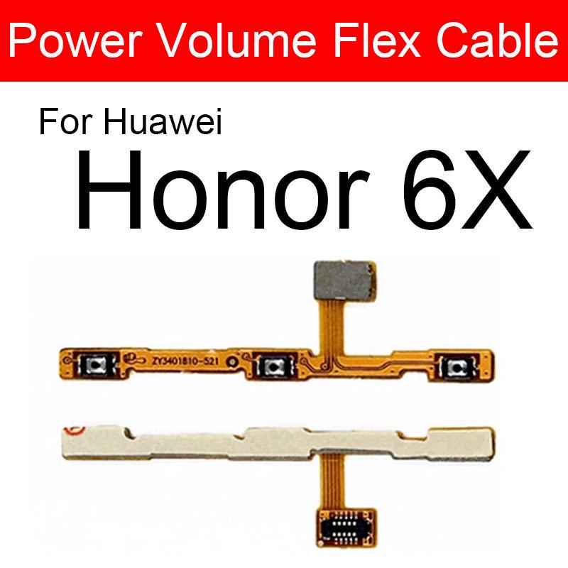 

Гибкий кабель громкости для Huawei P40 P30 Lite P20 P9 P10 P7 P8/Honor 8A 7C 7A, боковая клавиша, детали кнопок управления звуком Honor 6X