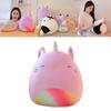 Cute Unicorn Plush Toy Bat Pillow For Kids Rainbow Pig Cat Cow And Bat Designs 35cm