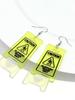 New Fashion Transparent Tape Drop Earrings For Women Girls Acrylic Hip Hop Long Big Dangle Earrings Pendientes Party Jewery Gift