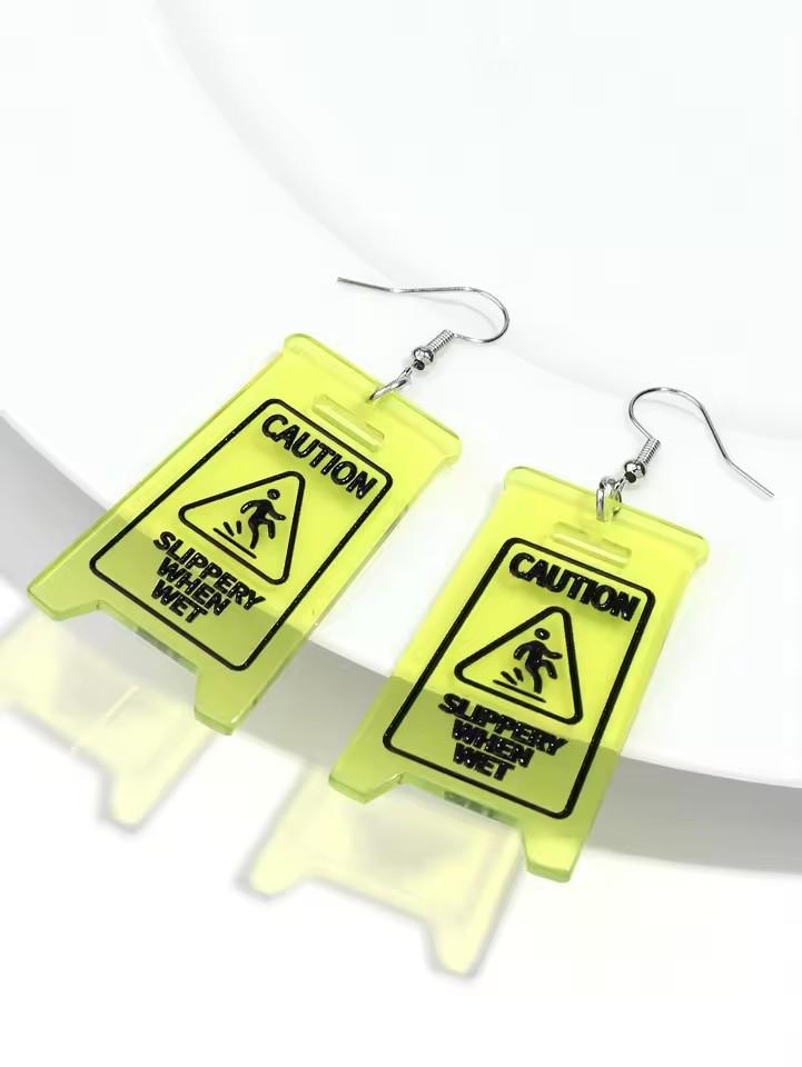 New Fashion Transparent Tape Drop Earrings For Women Girls Acrylic Hip Hop Long Big Dangle Earrings Pendientes Party Jewery Gift