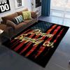 Horror Series Skulls Before Christmas Pattern Area Rug Bedroom Sponge Bedside Mat Entrance Door Carpet Washable