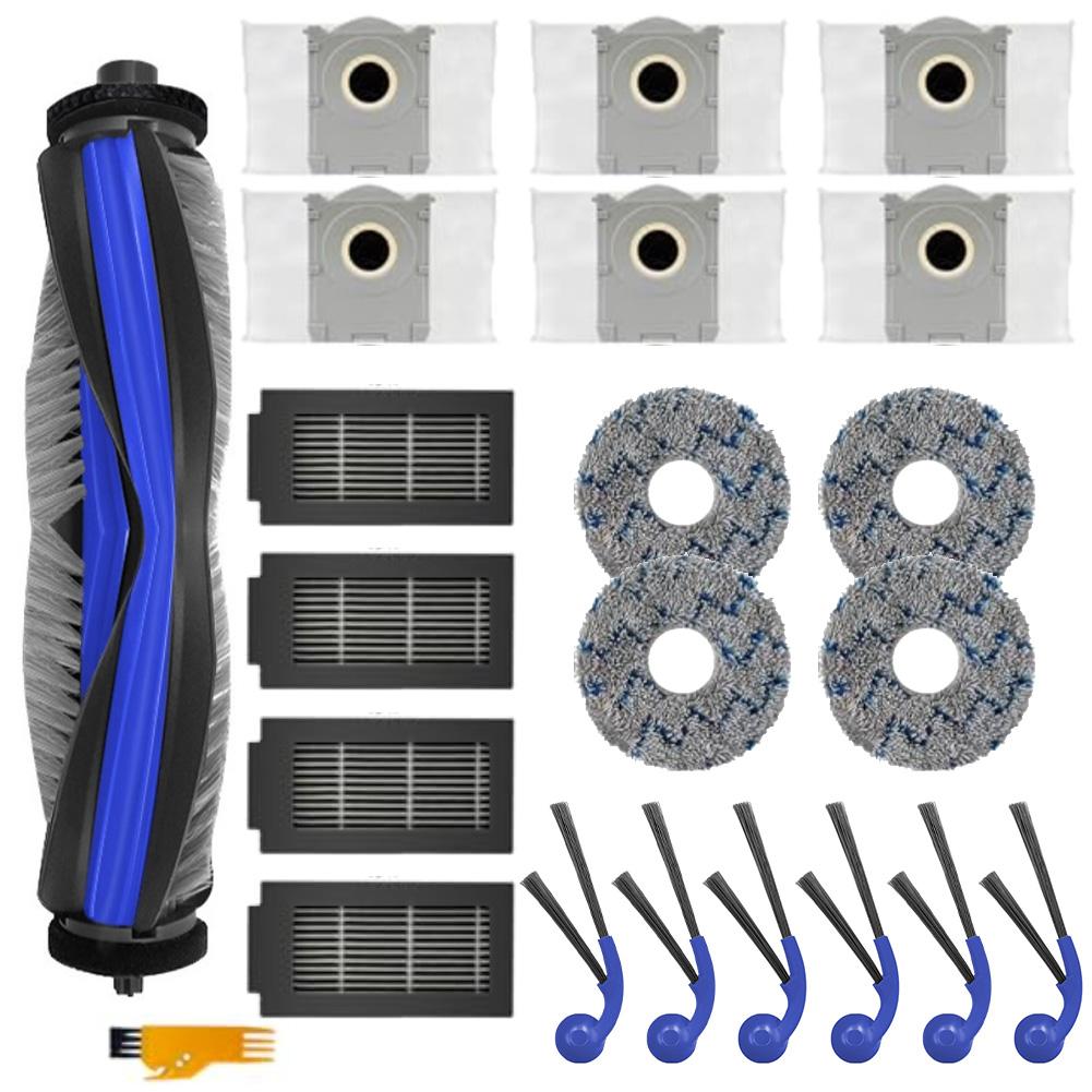 

Spare Parts Bundle For Ecovacs For Deebot T30C For Omni High Capacity Dust Bags Side Brushes Filters Mop Cloths Main Brush