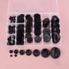 130PCS 6-50mm Rubber Grommet Assortment Set Firewall Hole Electrical Wiring Gasket Fastener Kit Blanking 9 Sizes